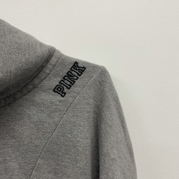 Gray PINK Quarter Zip, Size XS - Picture 2 of 4